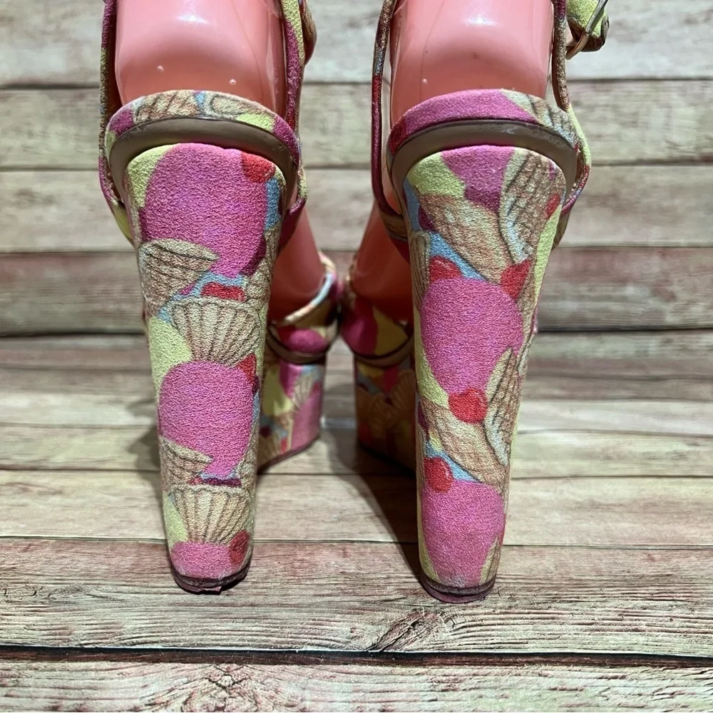 Charolette Olympia Ice Cream Wedge Heels